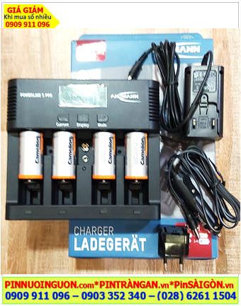 Ansman Powerline 5Pro, Máy sạc 5 Pin-Kèm sẳn 4 Pin sạc Camelion NH-C3500BP2 (C3500mAh-1.2v) chính hãng